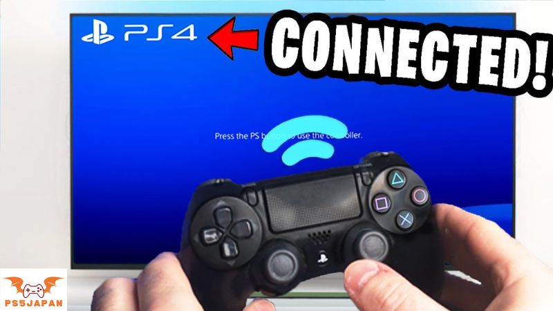 PS4コントローラーの接続方法